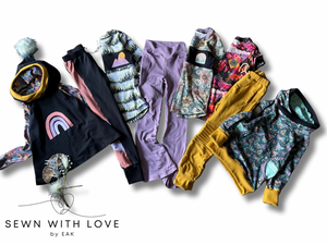 Clothing Capsule for Bess plus extra flared leggings
