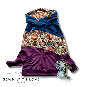 Adult Colorblocked Stained Glass Hoodies
