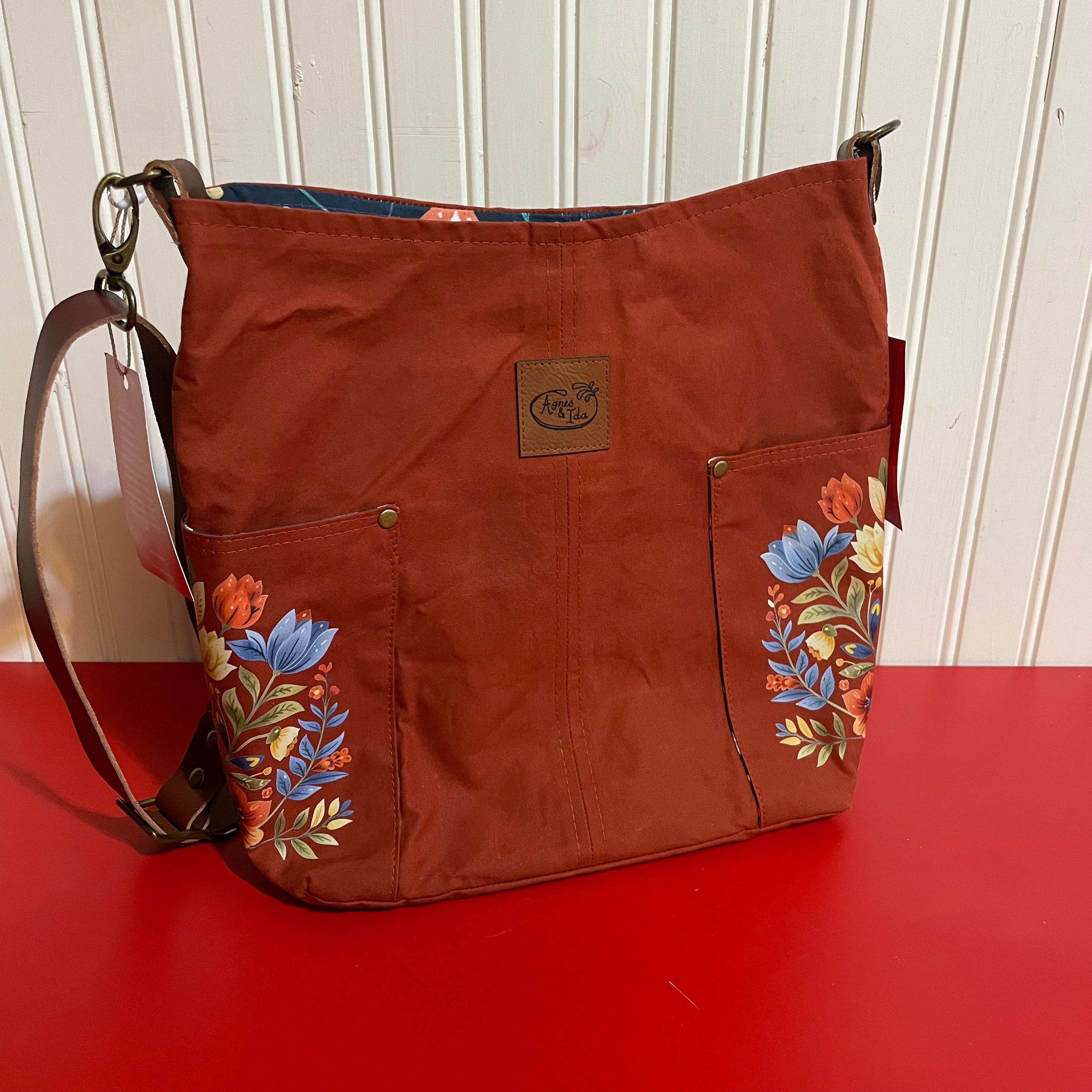 Compass Bag with Leather Strap