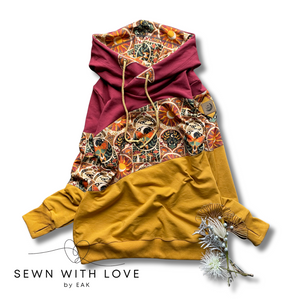Adult Colorblocked Stained Glass Hoodies