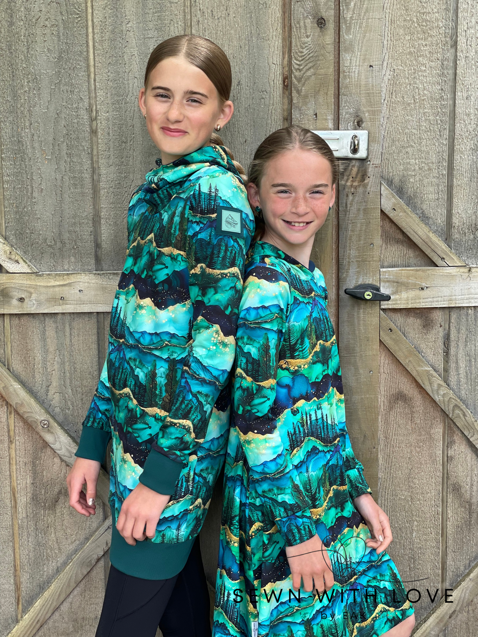 Kids Hooded Forest Swing Dress