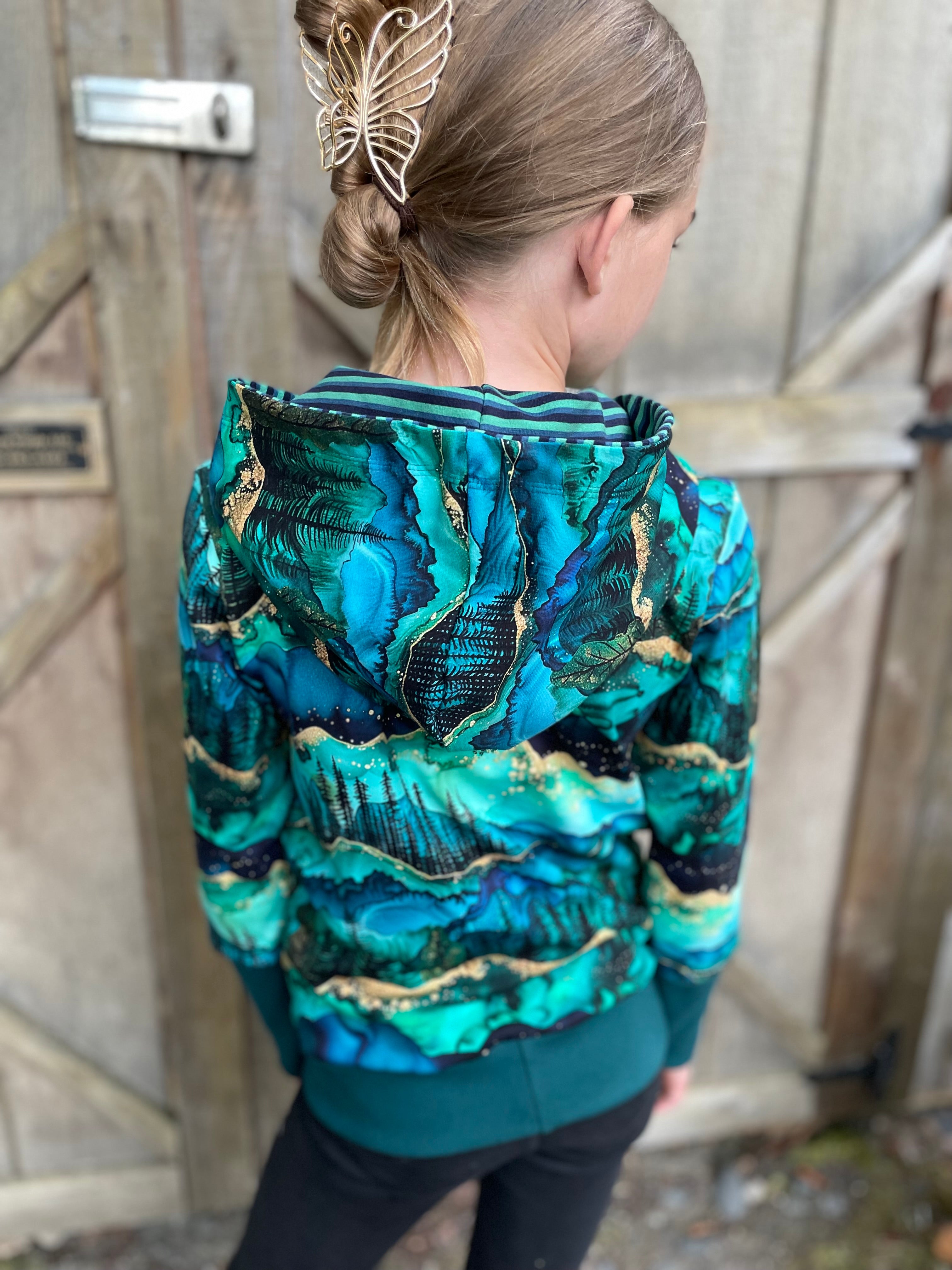 Kids Grow-with-me Forest Hoodie