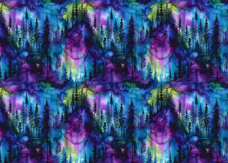 Northern Lights Forest