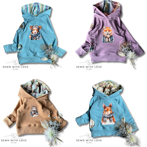 Kids Grow-with-me hoodies