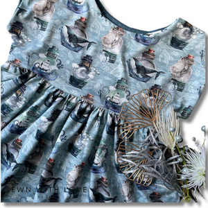 Kids Size 7 Dolman Dress