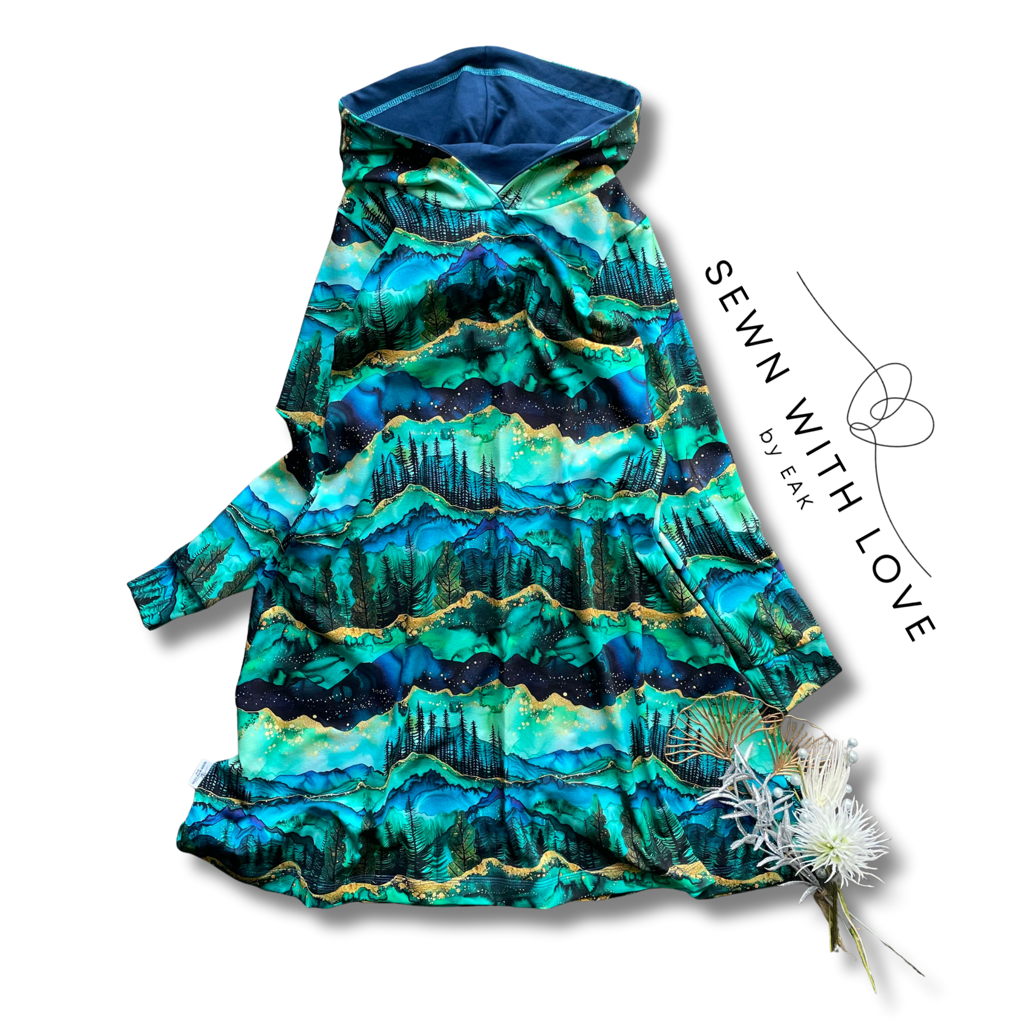 Kids Hooded Forest Swing Dress